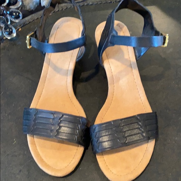 Ralph Lauren Shoes - Ralph Lauren 10 Latrice leather wedge sandal